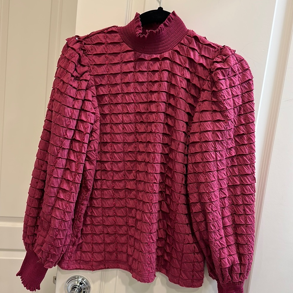 Maroon English Factory Top